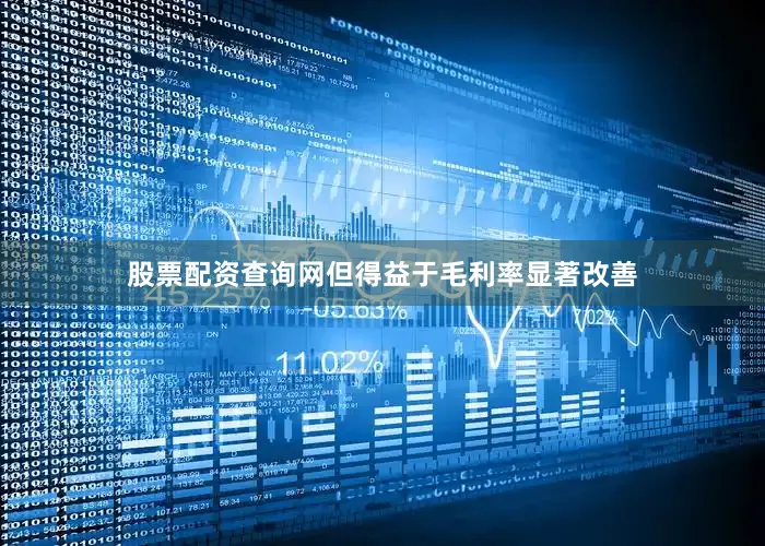 股票配资查询网但得益于毛利率显著改善